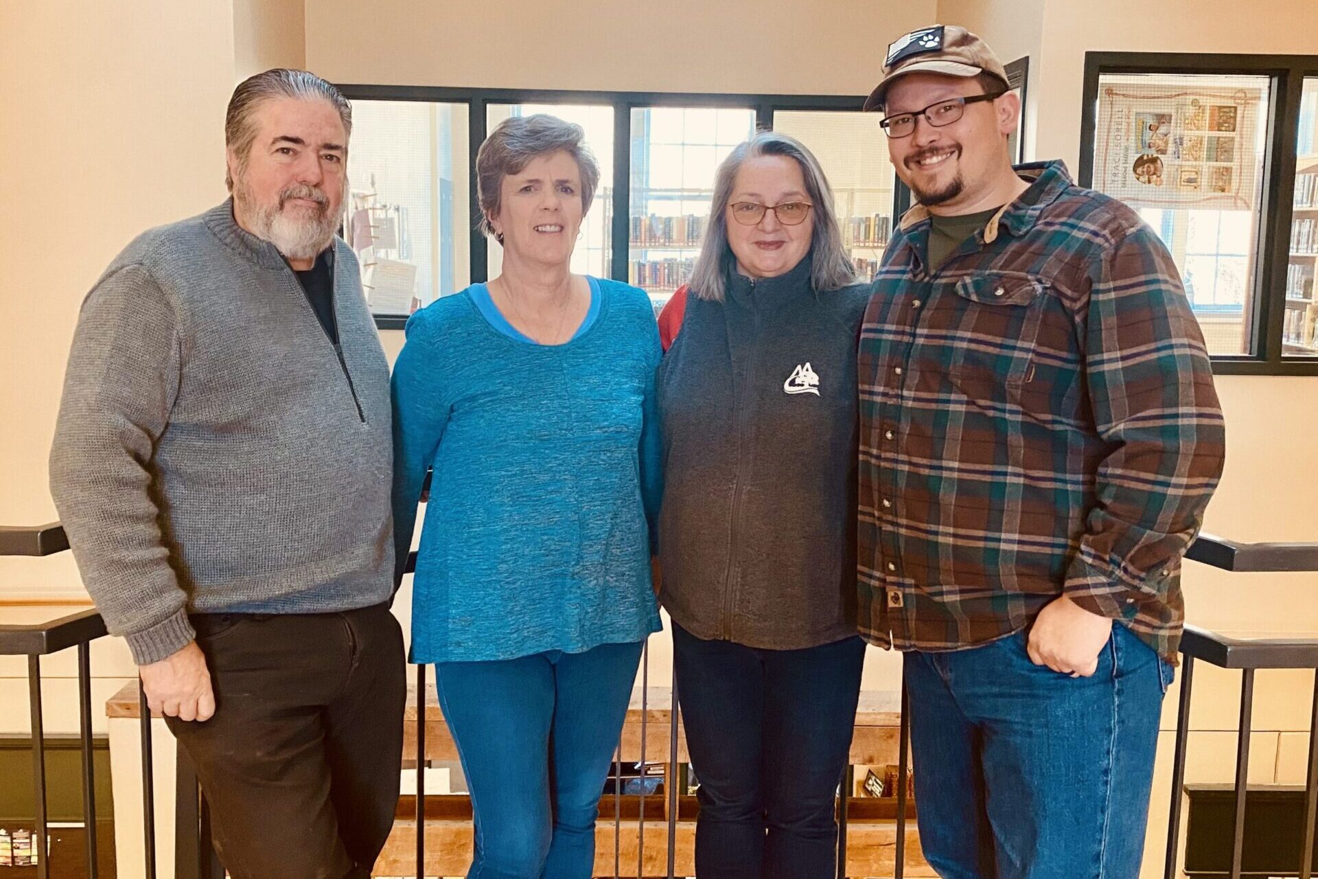 From left to right: President Dave Reeder, Vice President Tammy Hardy, Secretary Martine Miller and Treasurer Brian Brumbaugh