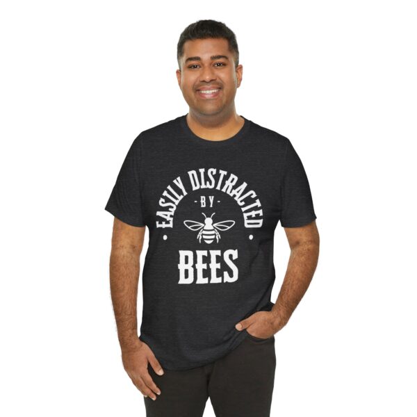 Easily distracted by bees t-shirt